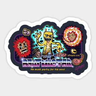 The Beatmaster Game Logo Sticker